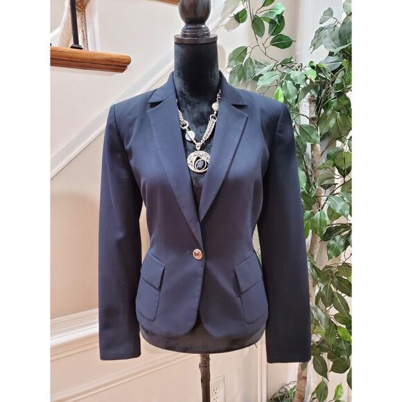 Calvin Klein Women's Black Polyester Single Breasted Long Sleeve Blazer Size XL - Picture 14 of 14